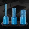 3Piece Grinding Head Round Drilling Bits for 100Angle Grinder 6/10/15mm Diameter