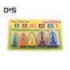 3/4/5Pcs Bias Tape Maker 6/9/12/18/25MM 5 Sizes Bias Binding Tape Making Tool Portable Professional DIY Fabric Quilting Sewing Accessories