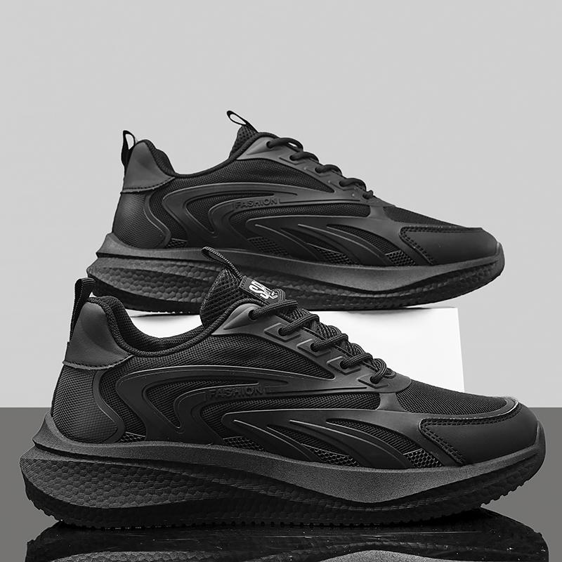 Модные летние повседневные кроссовки мужские дышащие модные толстые подошвы удобные сетчатые туфли для бега на открытом воздухе кроссовки для тенниса мужские кроссовки для мужчин