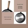 Lightweight Non-Stick Titanium Wok for Induction Cookers - Ideal for Frying Steak & Eggs
