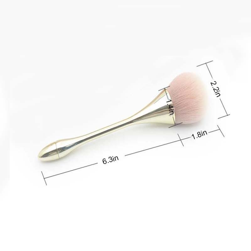 Blush Brush Rose Gold Stem Blush Brush Honey Powder Brush Large Diameter Makeup Beauty