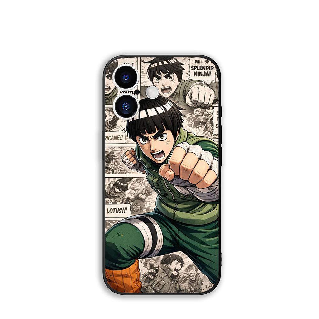 Phone Cover Rock Lee Sasuke Uchiha Narutos Casing for Apple iPhone 16 15 14 Plus 13 12 Mini 17 Pro Max + ProMax 16E Air 15+ Case