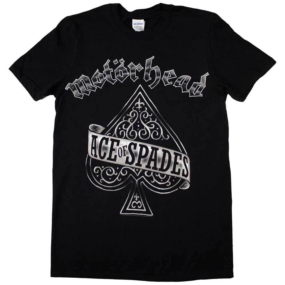 Motorhead 'Ace Of Spades' Black T shirt - NEW