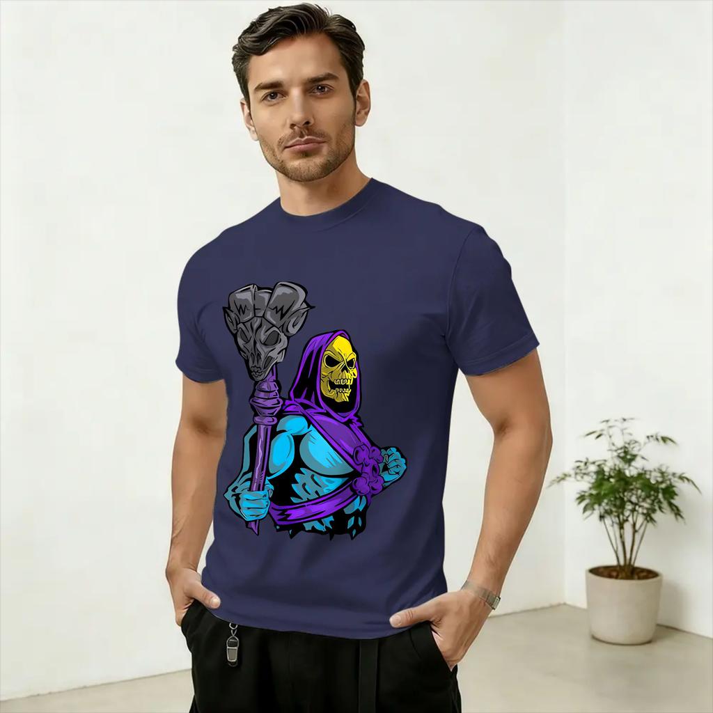 Unisexs TShirts HHe Unisexs Evil Lord of Destruction Cool Pure Cotton Tees Short Sleeve T Shirt Round Collar Clothes 6XL