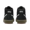 Nike Bruin High SB Черно-белые кроссовки для женщин с подошвой цвета жевательной резинки DR0126-002