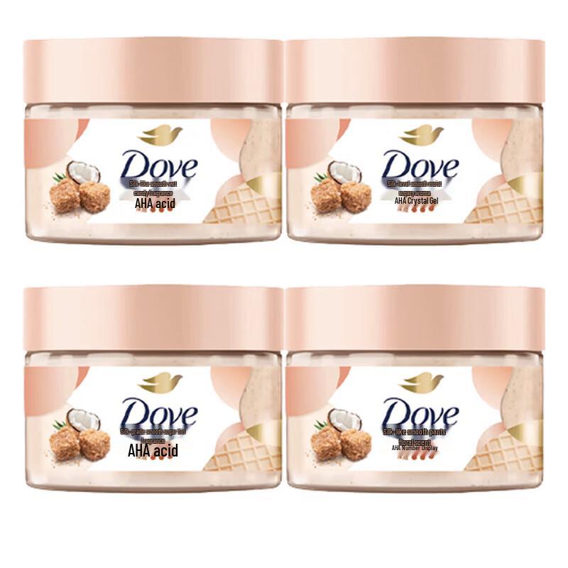DOVE Кокосовый скраб для тела с коричневым сахаром