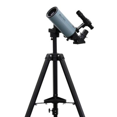 Астрономический телескоп SIGHTRON VOYAGER MAK60 FAST Вы можете увидеть кратеры на Луне и кольца телескопа и штатива Фотография со смартфона