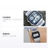 Casio Часы серии-квадратные ретро простые повседневные модные электронные маленький квадратный спортивные водонепроницаемые кварцевые стальной ремешок тот же стиль AE-1200WHD-1A+ A158WA-1