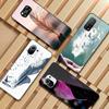 Magic Feather Phone Case For Xiaomi 12 11T 10 9 Redmi Note 11 10 10S Pro Redmi 9 9A 8 Black PC Glass Phone Cover