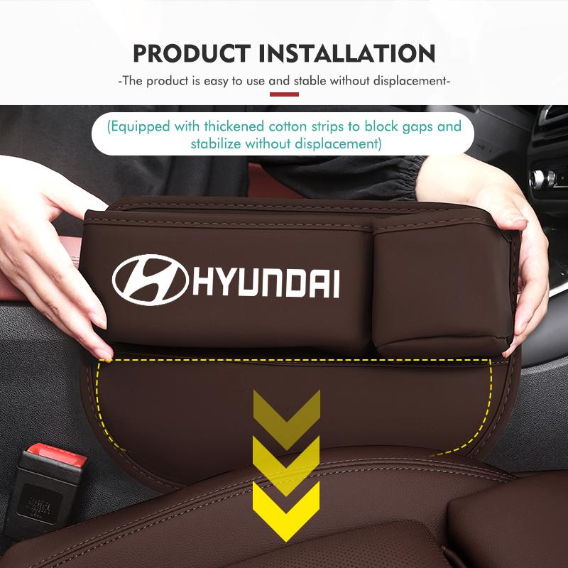 Car Seat Gap Filler Storage Box Water Cup Holder Accessories For Hyundai Tucson NX4 IX35 H7 2022 2021 2020 2019 2018 2009 ZZ2