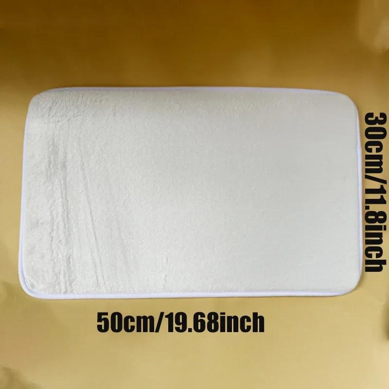 Cute Pug Dog Pattern Welcome Mat Non-Slip Indoor Outdoor Home Decor Carpet Kitchen Floor Rugs Bedroom Bathroom Entrance Doormat