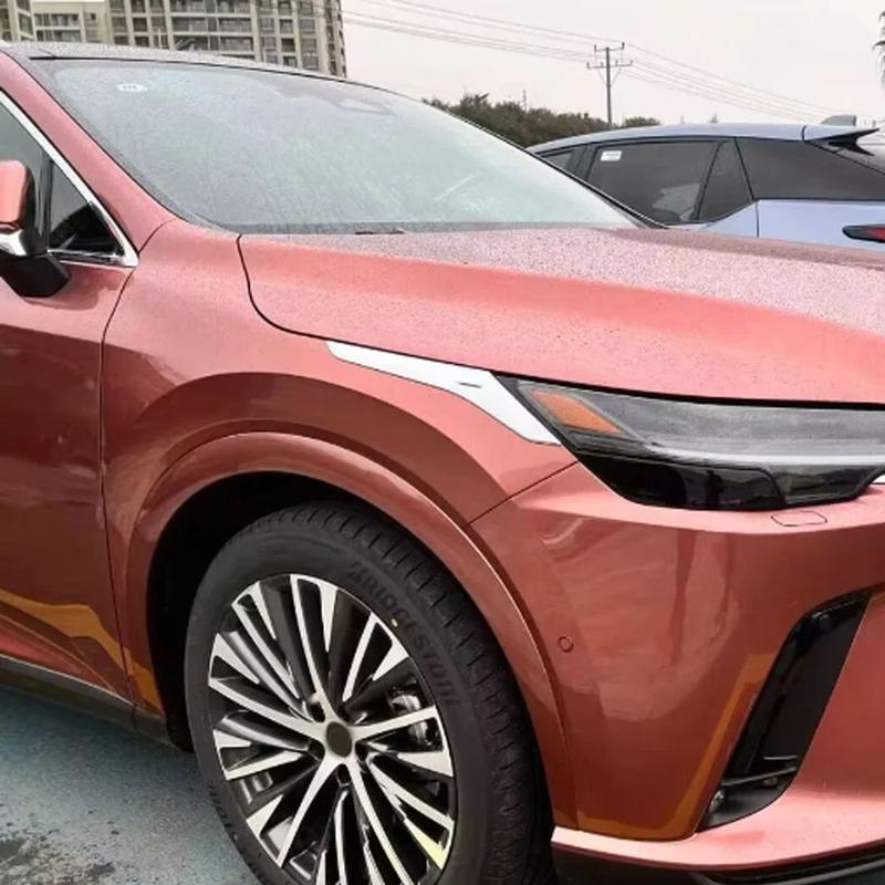 For Lexus RX 350 350h 450h+ 500h   2024 ABS Mirror Car Headlight Eyebrow Light Cover Trim Cover Trim 4Pcs Accessories