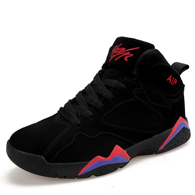 Модные оригинальные мужские баскетбольные кроссовки Big Boy Ray, черные, фиолетовые, средний верх, спортивная уличная корзина 7, женские кроссовки 35-44