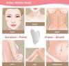 Stainless Steel Gua Sha Facial Tools Skin Massage for Body Eyes Neck Massager with Travel Pouch Skin Care Tools