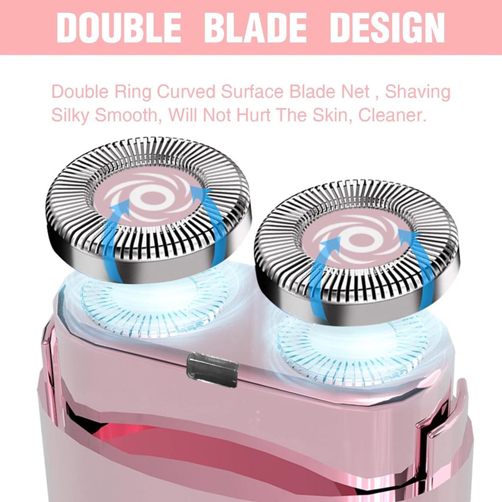 Портативные мини-электробритвы для женщин Эпилятор для усов Триммер для волос на ногах, в области бикини и на теле Безболезненный инструмент для удаления волос на лице