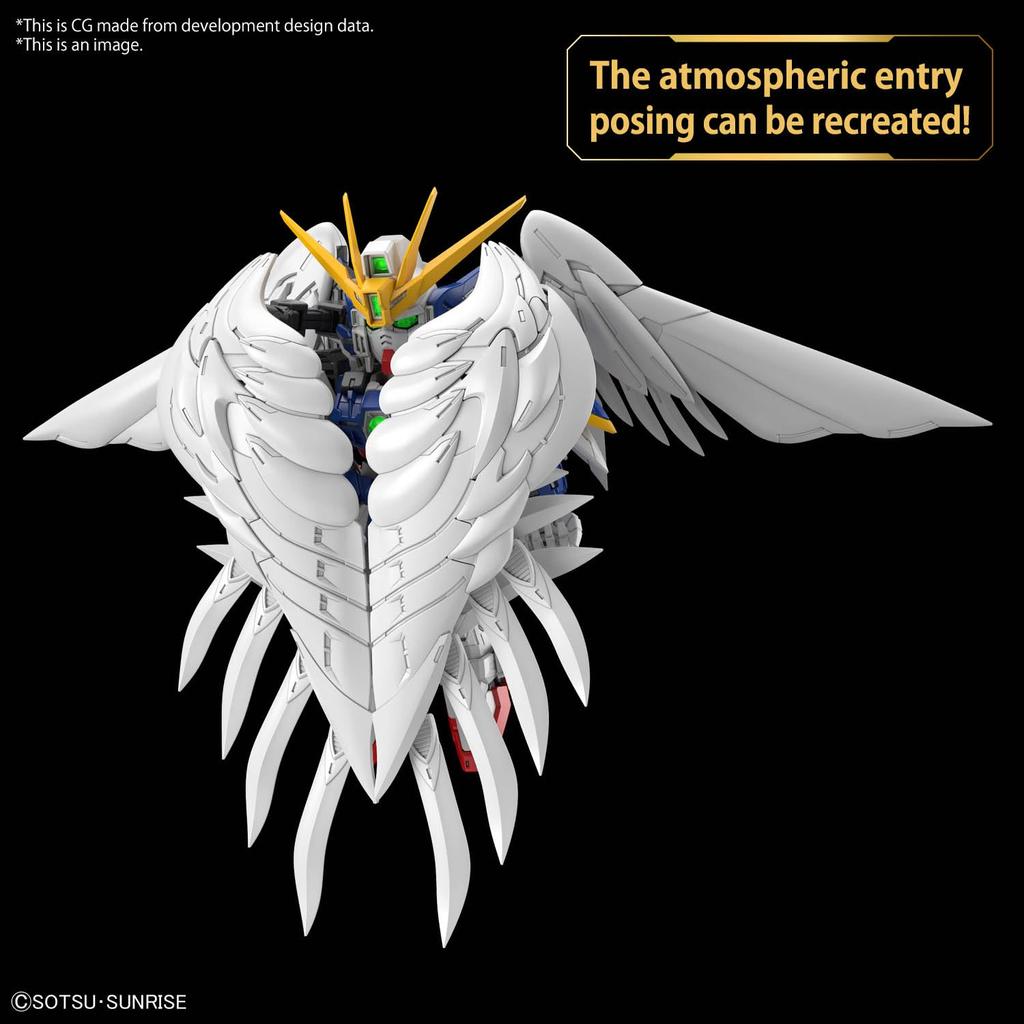 BANDAI SPIRITS MGSD New Mobile Suit Gundam Wing Endless Waltz Wing Gundam Zero EW Plastic Model Pre-Colored