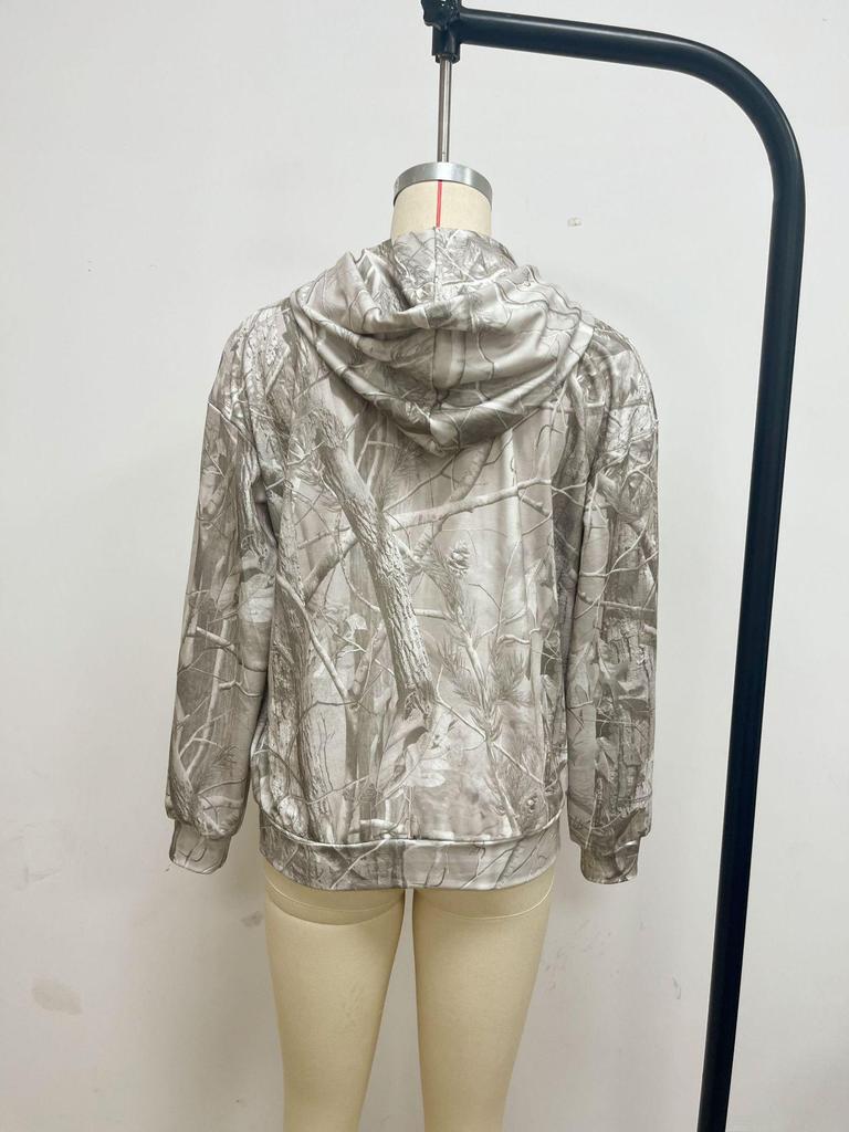 Leopard Print Hooded Pullover - Women's Autumn/Winter 2026 Collection