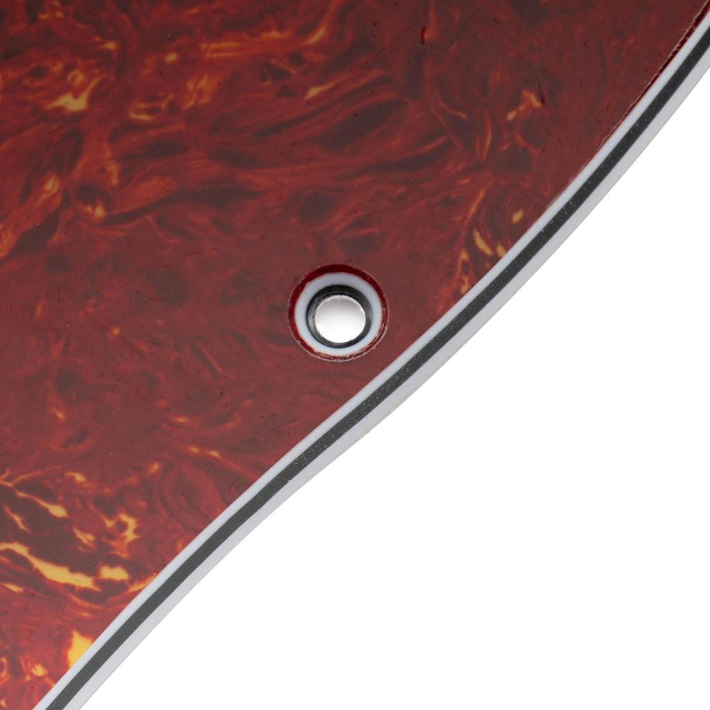 Musiclily Pro ST HT H Pickguard for Squier Sonic Strat Electric Brown Tortoiseshell 11-Hole Guitars, 4-Ply