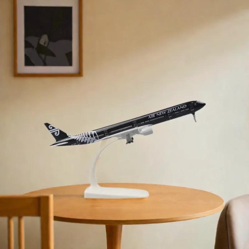 Авиакомпания Air NEW Zealand Модель самолета 20 см Детская игрушка B777 777 Авиалинии Металлическая модель самолета Литой самолет С колесами