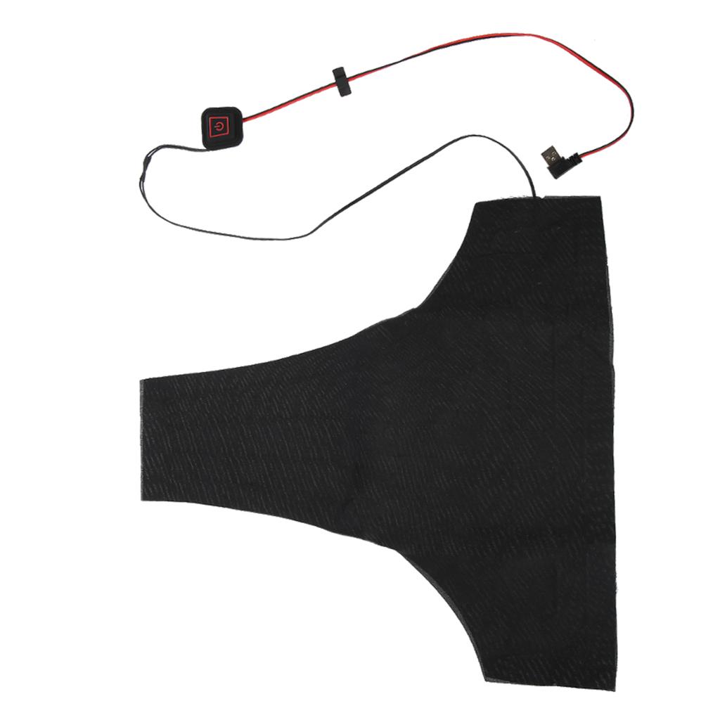 Зимние накладки из сплава с подогревом, USB-подушки для спины, электрический водонепроницаемый комплект теплой одежды