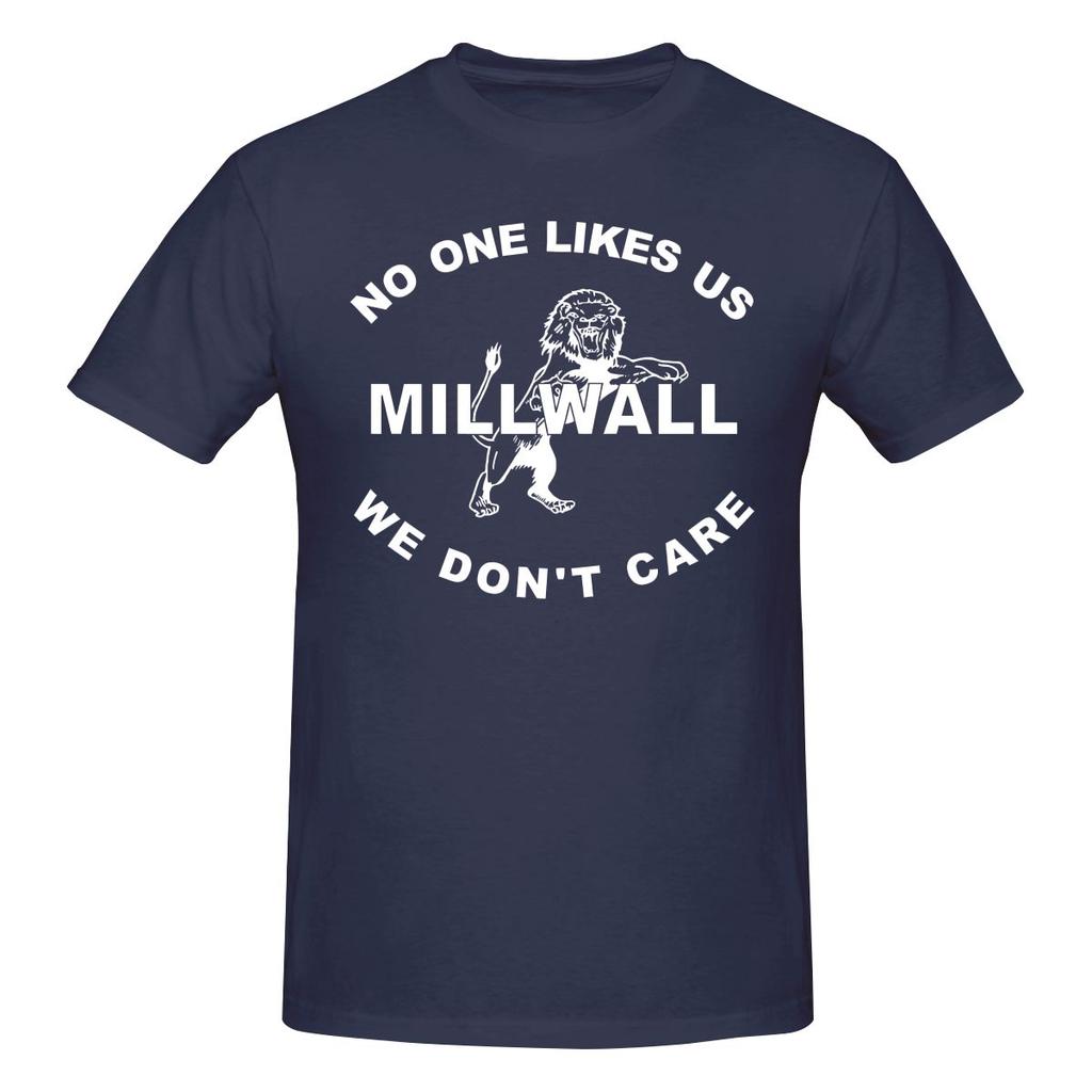 Millwall Dropped Shoulder Tshirtminimalist Style Embroidery Tshirt