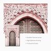 Плакат с исламской мечетью, цветочные ворота, современная картина на холсте, мусульманские постеры и принты, настенные художественные фотографии для гостиной, домашний декор