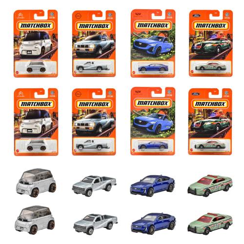 Matchbox Basic Cars J Assortment Vehicle Toy Mini Cars, 24-Car Set, Box Sold, Ages 3 and Up, 98BJ-30782