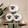 3D Printed Adorable Sheep-Shaped Toilet Paper Holder - Perfect for Bathroom Decor, Freestanding Plastic Design, Ideal Gift