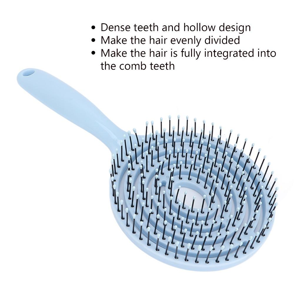 Vented Design Hair Detangling Brush Soft Round Hair Brush Salon Hair Comb For Women