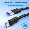 USB 3.2 на Type-C Кабель для передачи данных 10 Гбит/с, Быстрая зарядка 3A/60W для мобильных устройств и жестких дисков