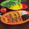 2pcs Oval Taco Plate Divided Taco Holder Party Supplies Taco Serving Tray  Restaurant