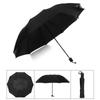 Strong Wind Resistant 3 Folding Umbrella Men Parasol Women Rain 10 Ribs Large Umbrellas Business Gift Portable Paraguas