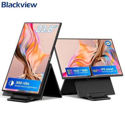 Blackview Таблица 10 Портативные мониторы, 23,8 дюйма FHD+ TÜV SUD 100 Гц IPS, Поддержка обратной зарядки 80 Вт, Встроенный динамик BOX