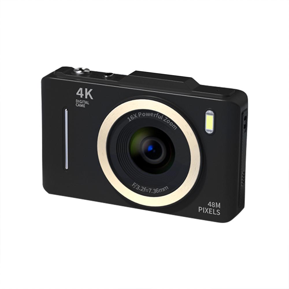 Цифровая камера 4K Цифровая видеокамера Фото 48MP Экран 2.8 дюйма 16X Цифровой зум AF Автофокус