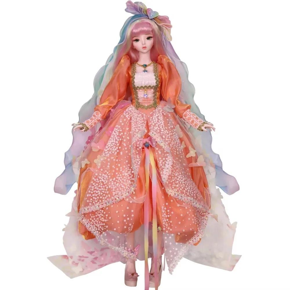 Специальная цена Кукла DBS 1/3 BJD Механическое шарнирное тело С макияжем Включая волосы глаза одежду Рост 62 см Мечта девочки фея