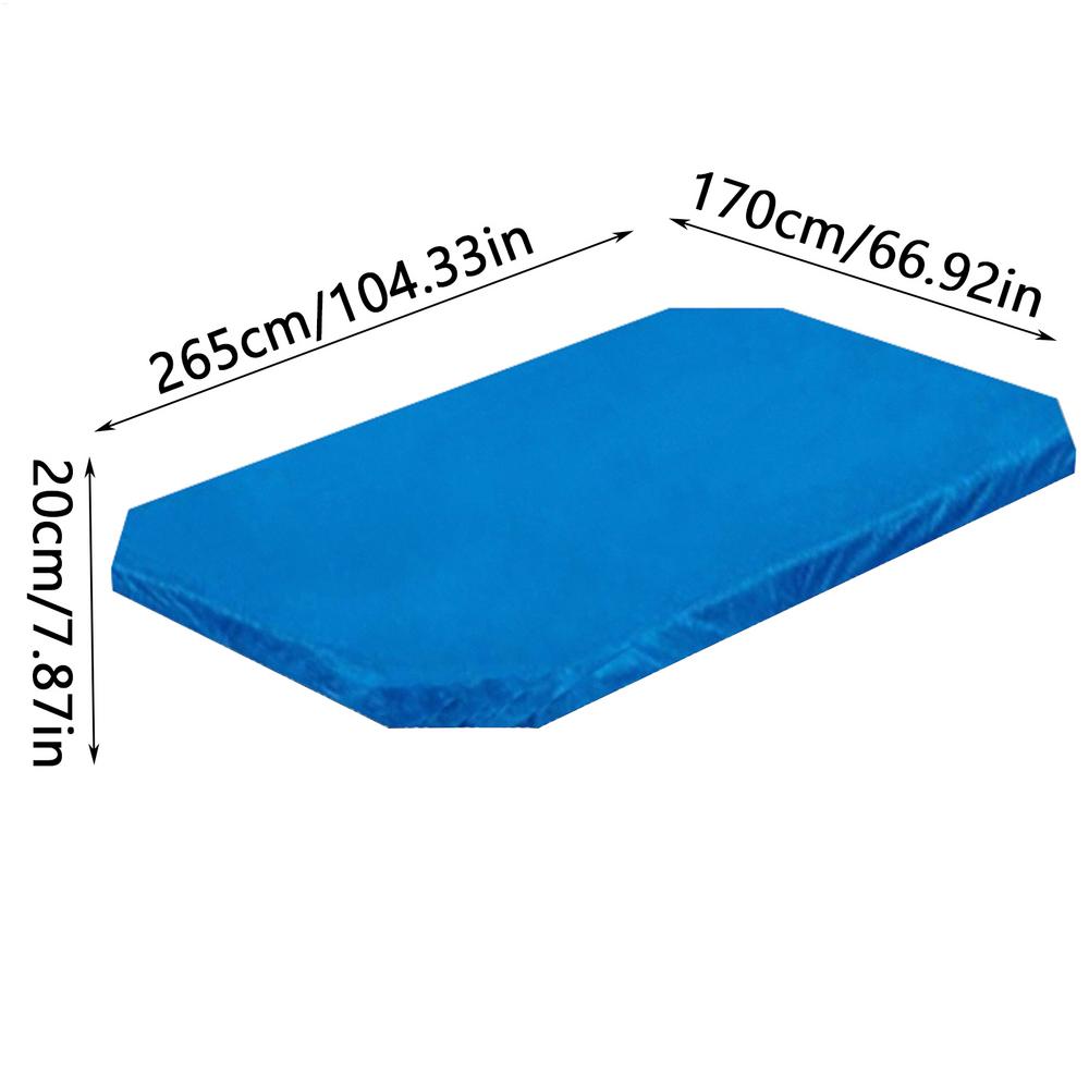 Rectangular Pool Covers Heavy-Duty Pool Cover Reinforced Weatherproof for Home Spa Bath Center Hotel Water Park