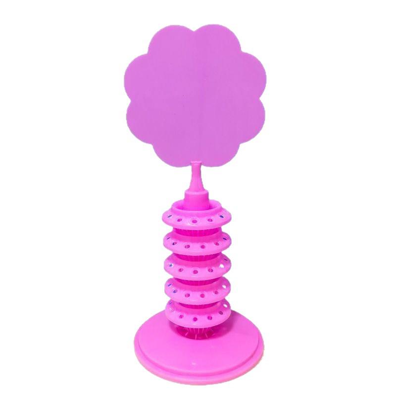 Стойка для леденцов из боярышника в карамели с вставками из сахарной ваты