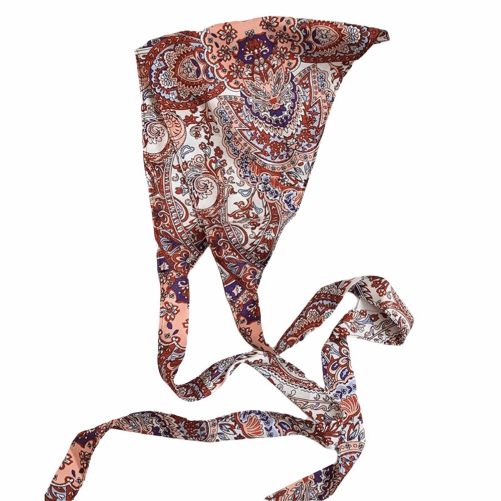 Ethnic Style Triangular Scarf Multicolor Waist Seal Fashion Waist Decoration  Accessories