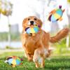 Dog Toys Flying Saucer Interactive Outdoor Sports Training Games Resistant Chew Puppy Flying Discs Toys Soft Plush Flying Saucer