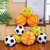 Basketball Plush Toy Soccer Plushie 3D Stuffed Sports Pillow Ball Football Doll Bedroom Home Office Decoration Kids