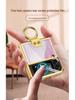 Electroplated Ring Buckle Case with Screen Protector for Samsung ZFlip3 F7110