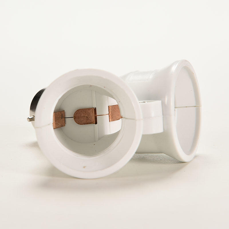 B22 в 2 X E27 байонетный патрон для лампочки адаптер-разветвитель винтовой разъем