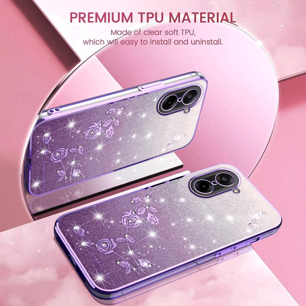 For OnePlus Ace 5 Ultra 5G/Nord 5 5G Case Flower TPU Flexible Gradient Phone Cover