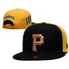 Adjustable Flat Brim Baseball Cap Men Women Streetwear Floral Embroidered Nylon Hat