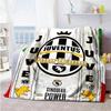 Juventus Customize Text Blanket Gift Customizable Blanket Warmthful Decor Versatile for Living Room Office Chair Bedding Sofa Ideal for All Seasons