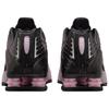 Nike Shox R4 Вышивка Сакура Низкие Повседневные Беговые Кроссовки Женские Черные Розовые IB8872-600