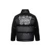 LiNing Badfive Changan Youth Embroidered Pattern Loose Collar Warm Down Jacket Men Outerwear Black AYMR491-1