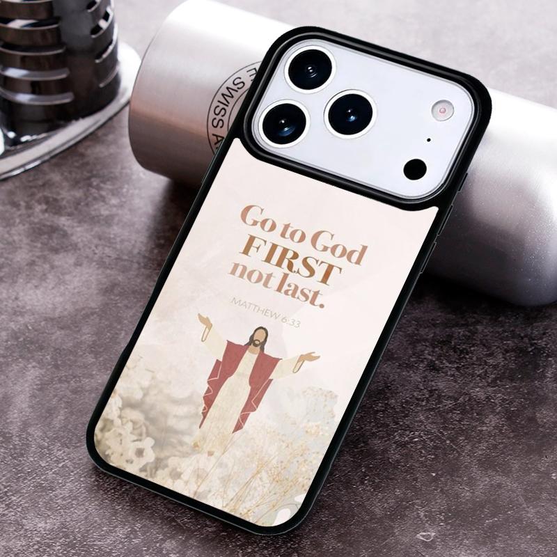 Чехол для телефона Иисус Христос Бог Благослови Вас для iPhone 17 16 15 Pro Max Air 14 13 12 11 Plus Ударопрочный Чехол