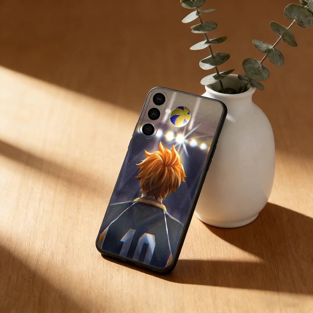 Аниме H-haikyuu обои Чехол для телефона Для Samsung GalaxyA13,21s,22,31,32,52,53,71,72,73,Мягкий черный чехол