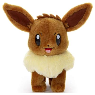 Takara Tomy Arts Покемон Я выбираю тебя! Плюшевая игрушка Иви, Высотой примерно 21 см